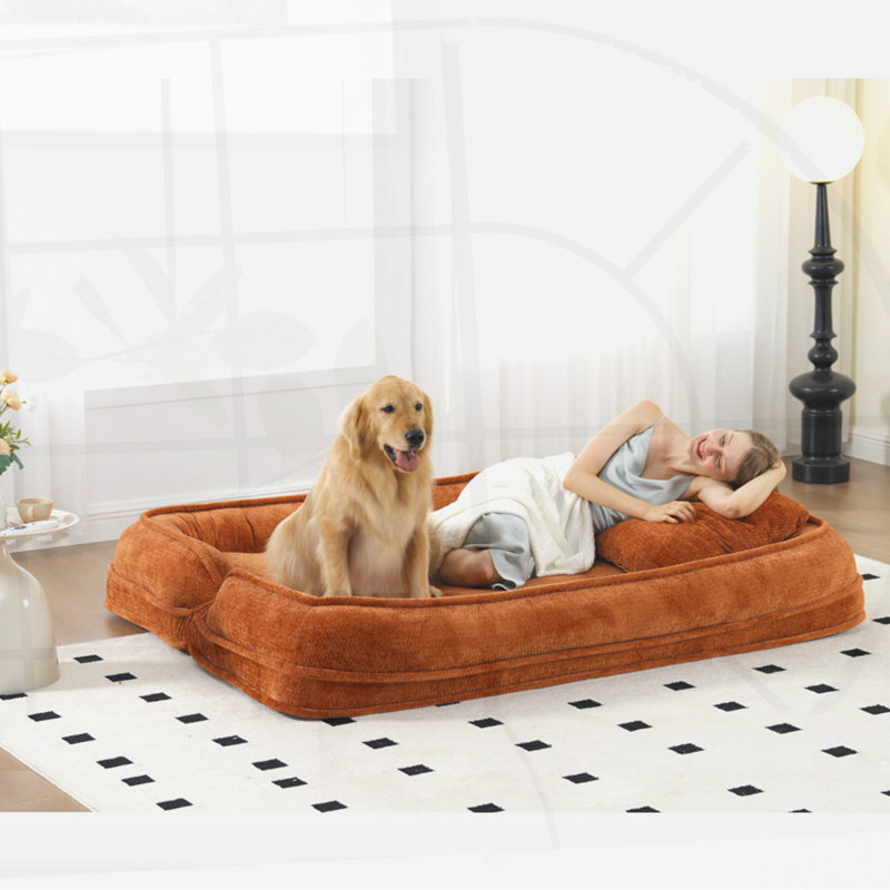 Tucker Murphy Pet™ Couple-Sized Convertible Human Dog Bed | Wayfair